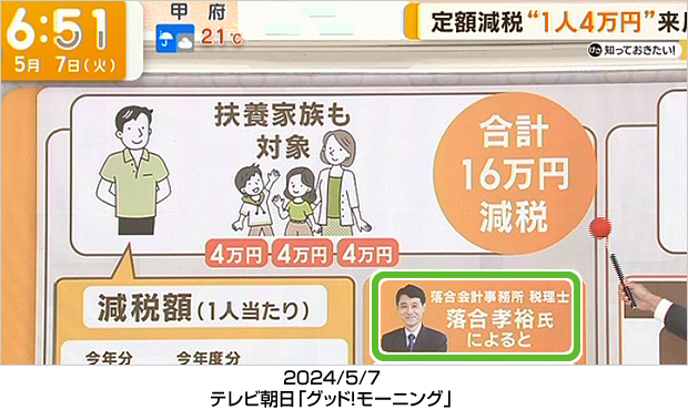 2024/5/7：テレビ朝日「グッド！モーニング」